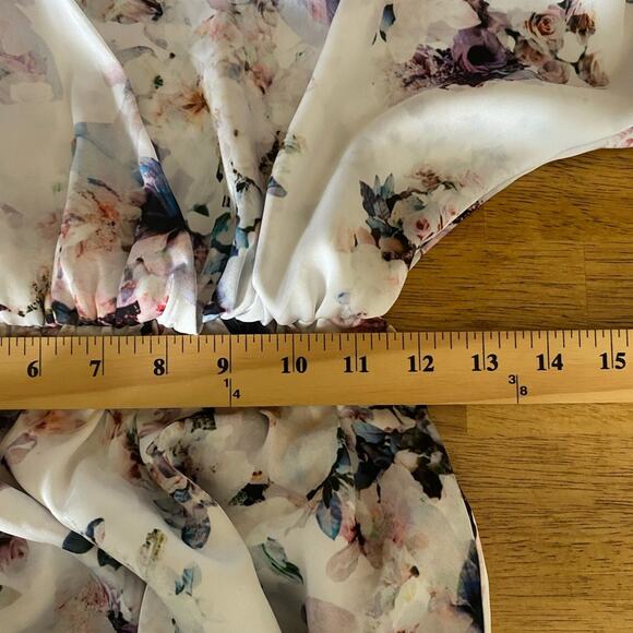 Show Me Your MuMu Women's Floral Shawna Fit and Flare Mini Dress Small Sundress - Picture 12 of 13